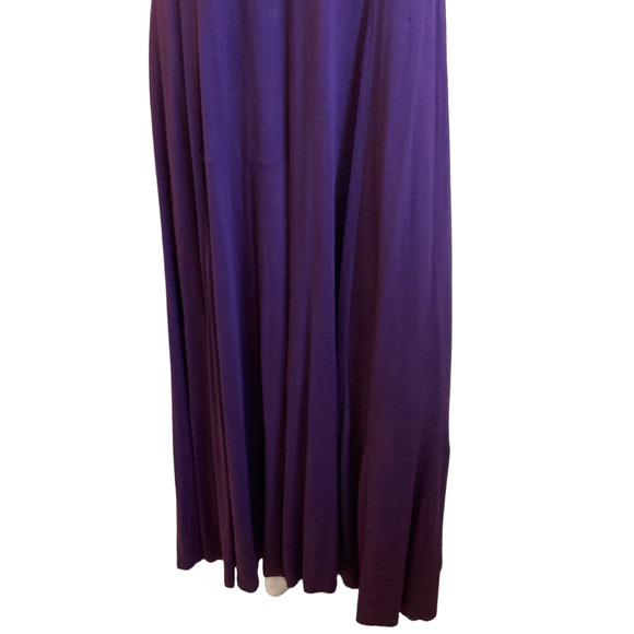 Elm Design Purple Tank Maxi Dress Pima Cotton Modal Blend sz M Icelandic Design - Picture 4 of 10